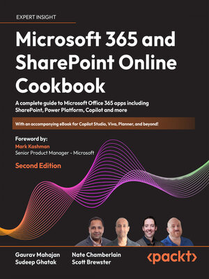 cover image of Microsoft 365 and SharePoint Online Cookbook